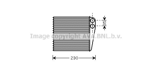 AVA QUALITY COOLING Lämmityslaitteen kenno VWA6229